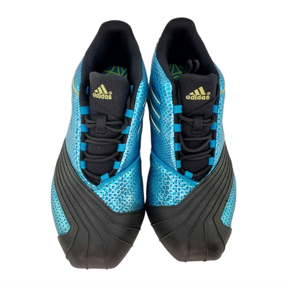 Rare 2013 Adidas TMAC 1 - Year Of The Snake Adidas T-Mac 1 Turquoise/Black-Gold - Picture 3 of 15